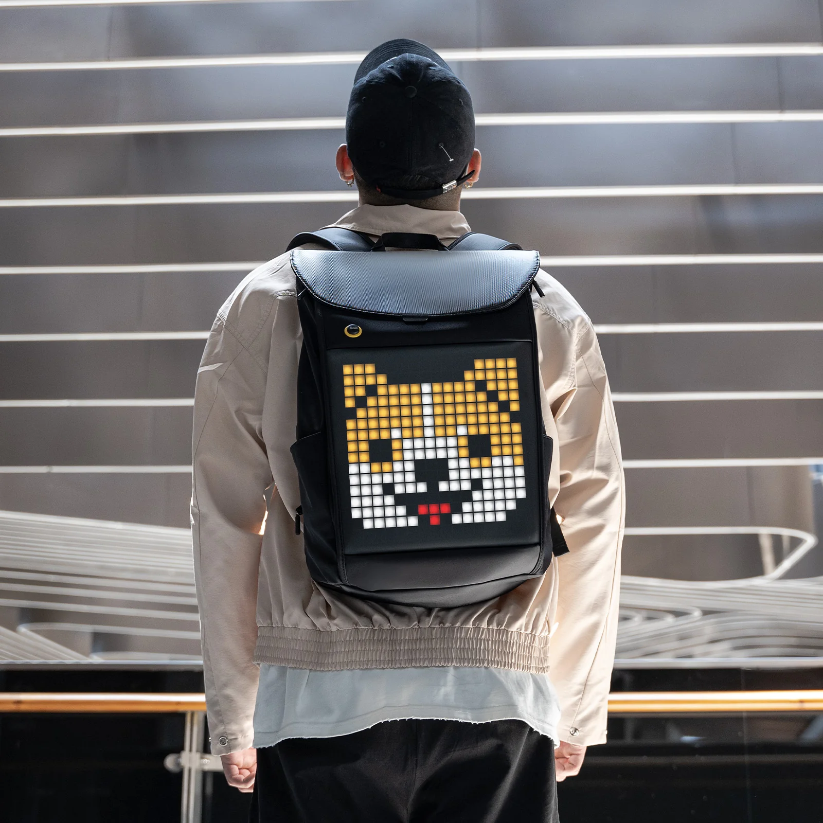 Divoom Pixoo Backpack-M Smart LED Backpack with Pixel Art Display - Image 5