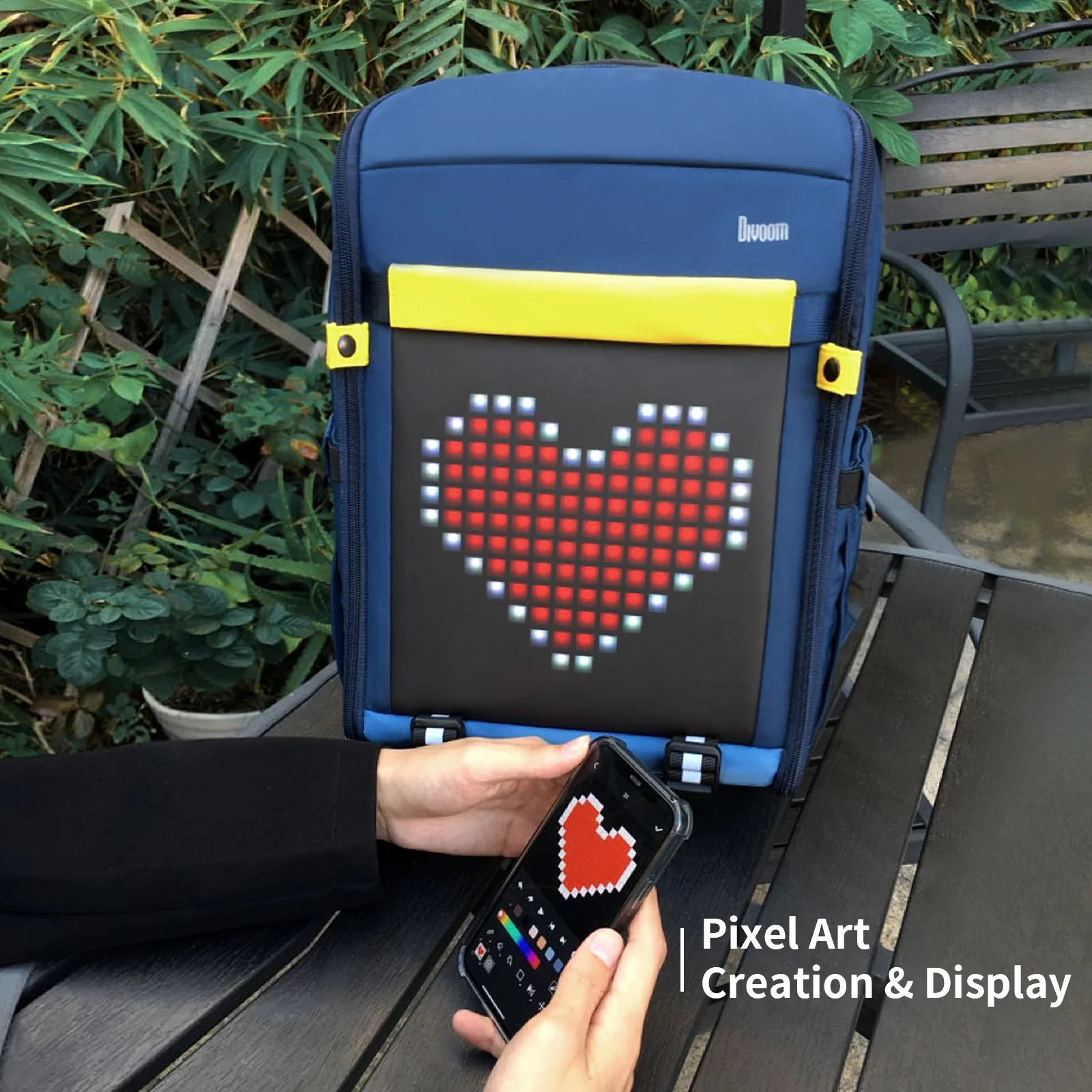Divoom Backpack-S Smart LED Pixel Art Backpack - Image 4