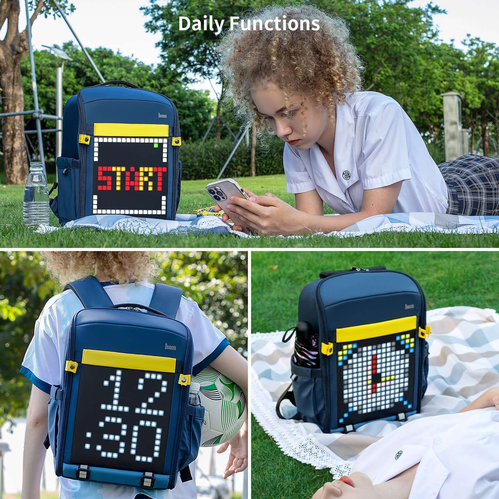 Divoom Backpack-S Smart LED Pixel Art Backpack - Image 5