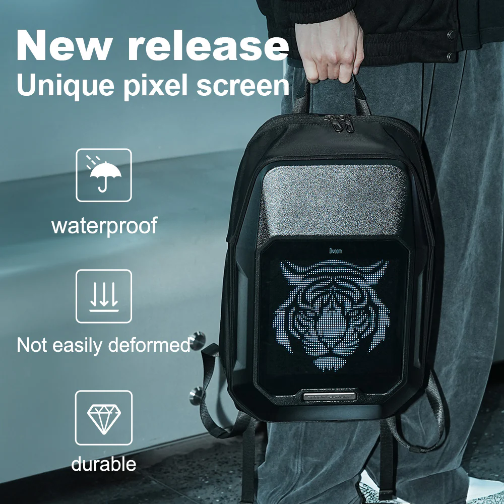 Divoom Cyberbag Smart LED Pixel Art Backpack - Image 2