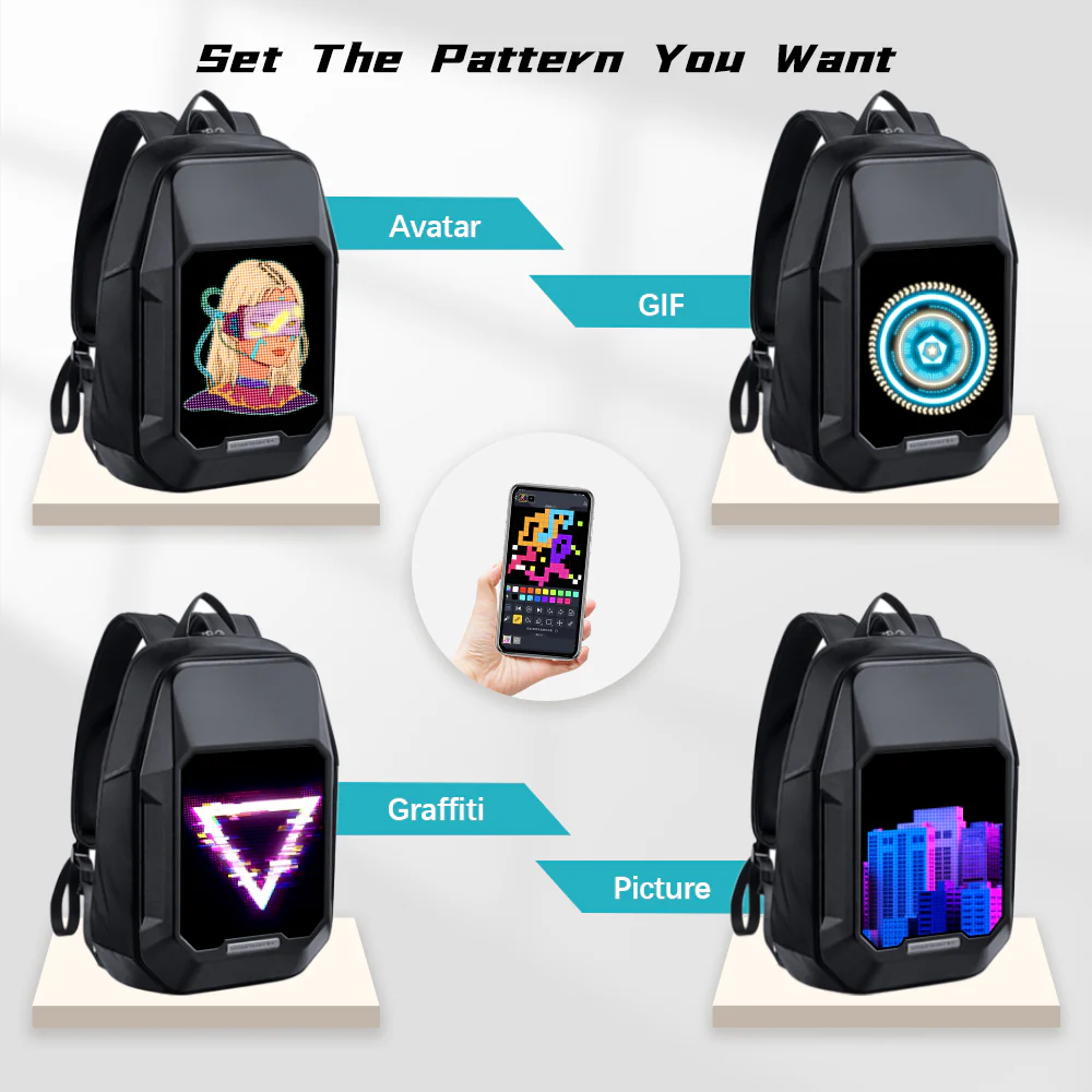 Divoom Cyberbag Smart LED Pixel Art Backpack - Image 3