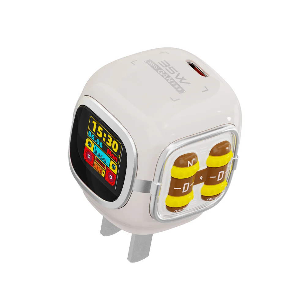 Divoom Dipow 35W GaN Fast Charger with Pixel Display - Image 10