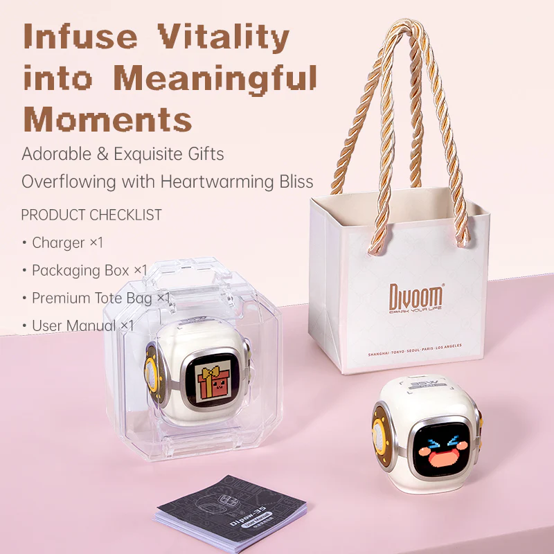 Divoom Dipow 35W GaN Fast Charger with Pixel Display - Image 3