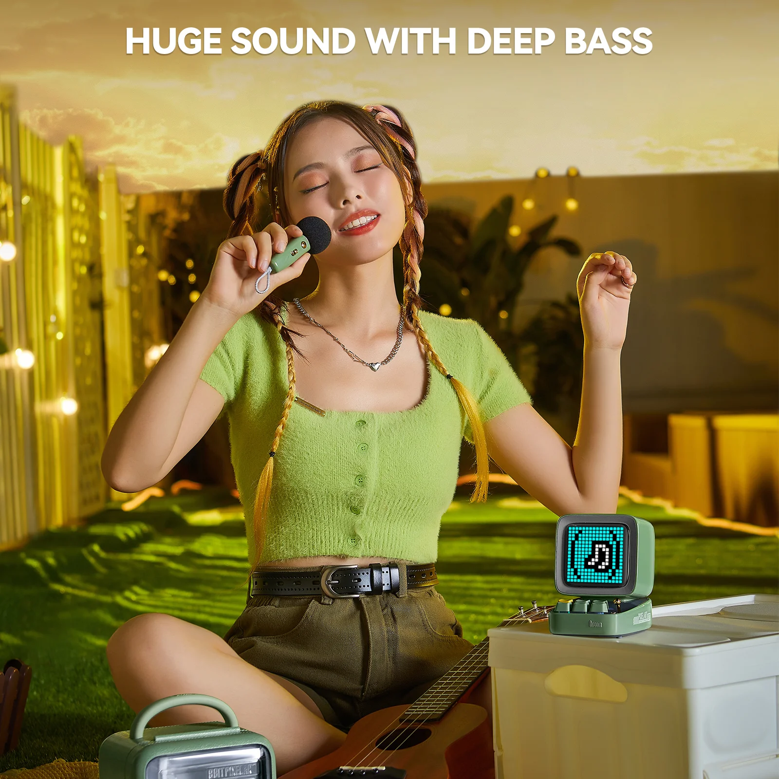 Divoom Ditoo 5-Mic Bluetooth Karaoke Speaker - Image 3