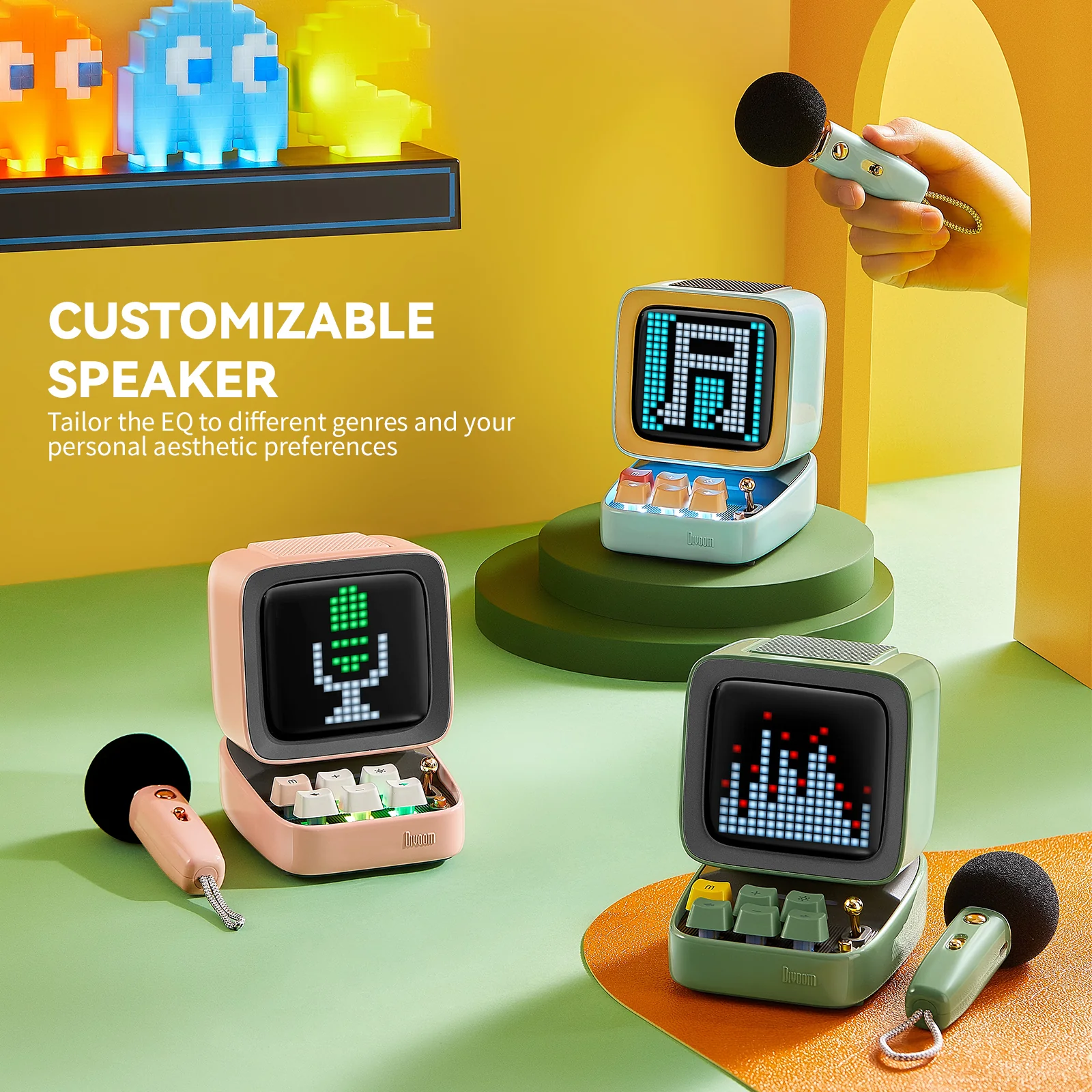 Divoom Ditoo 5-Mic Bluetooth Karaoke Speaker - Image 4