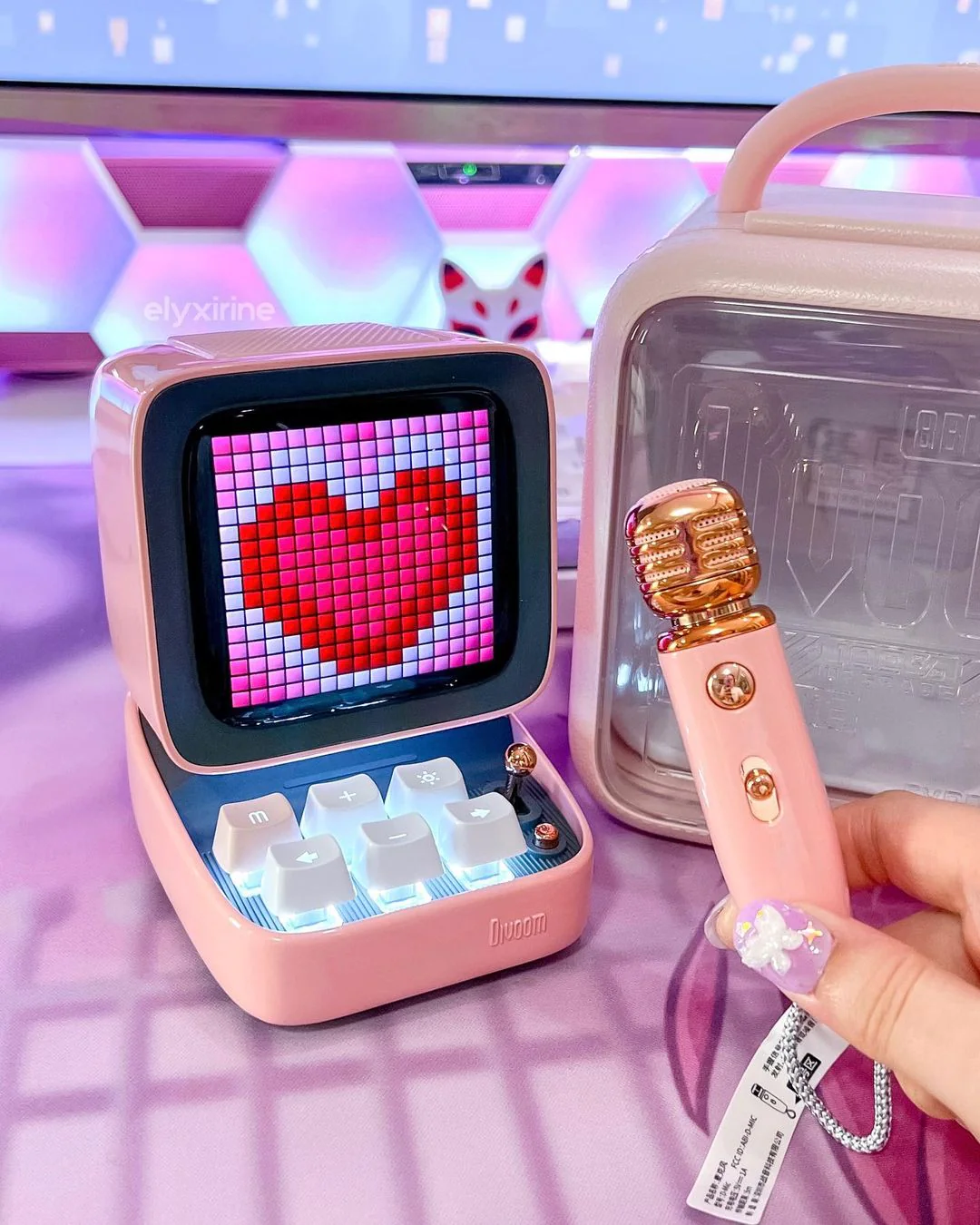 Divoom Ditoo-Mic Mini Karaoke Machine with Pixel Art Display - Image 5