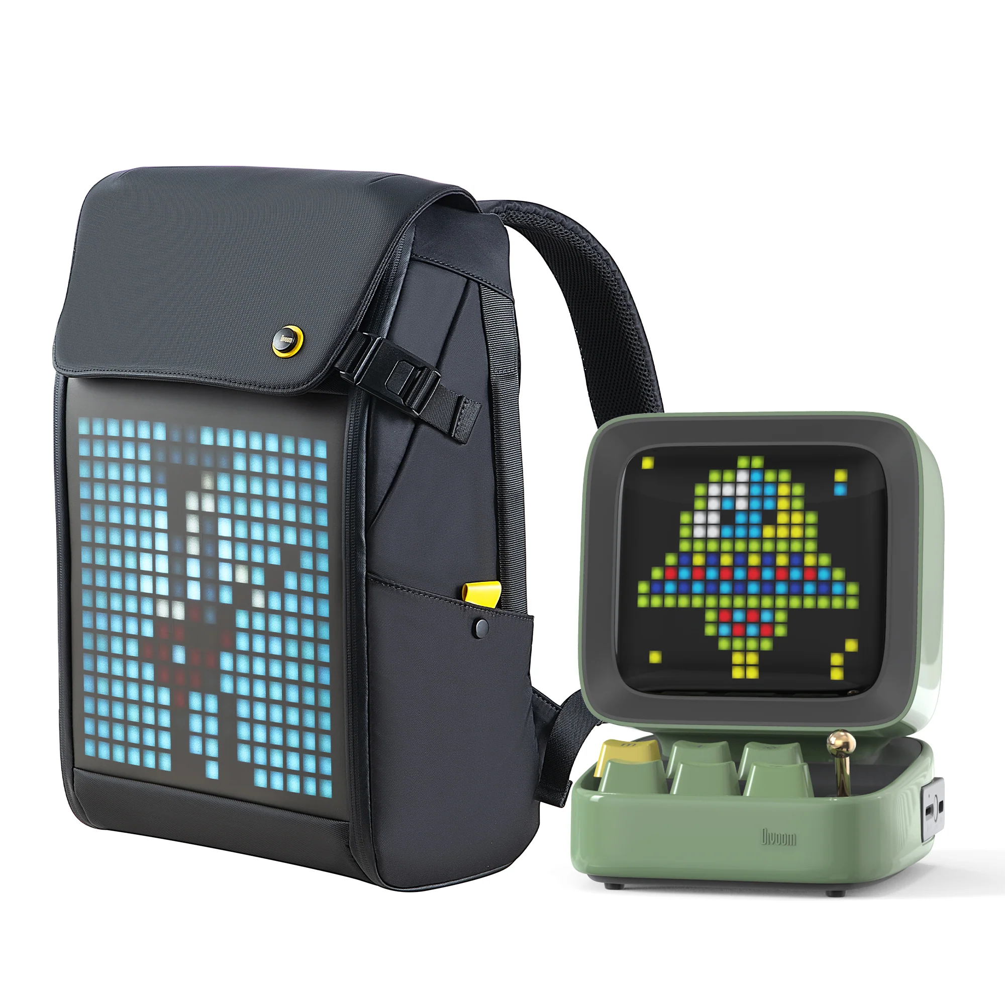 Divoom Ditoo Plus & Pixoo M LED Backpack Pixel Art Bundle - Image 6