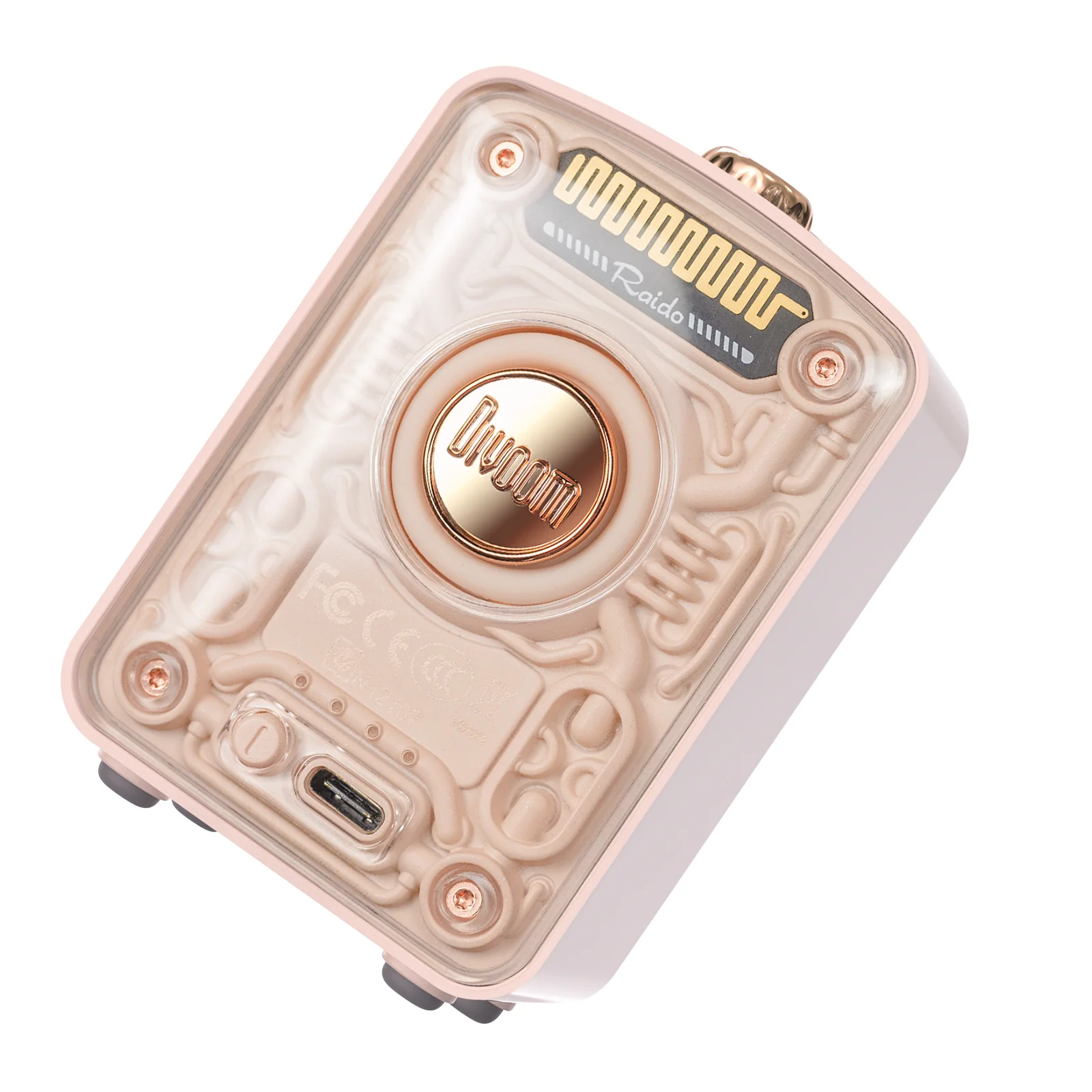 Divoom Fairy-OK Retro Mini Karaoke Speaker with Wireless Microphone - Image 12