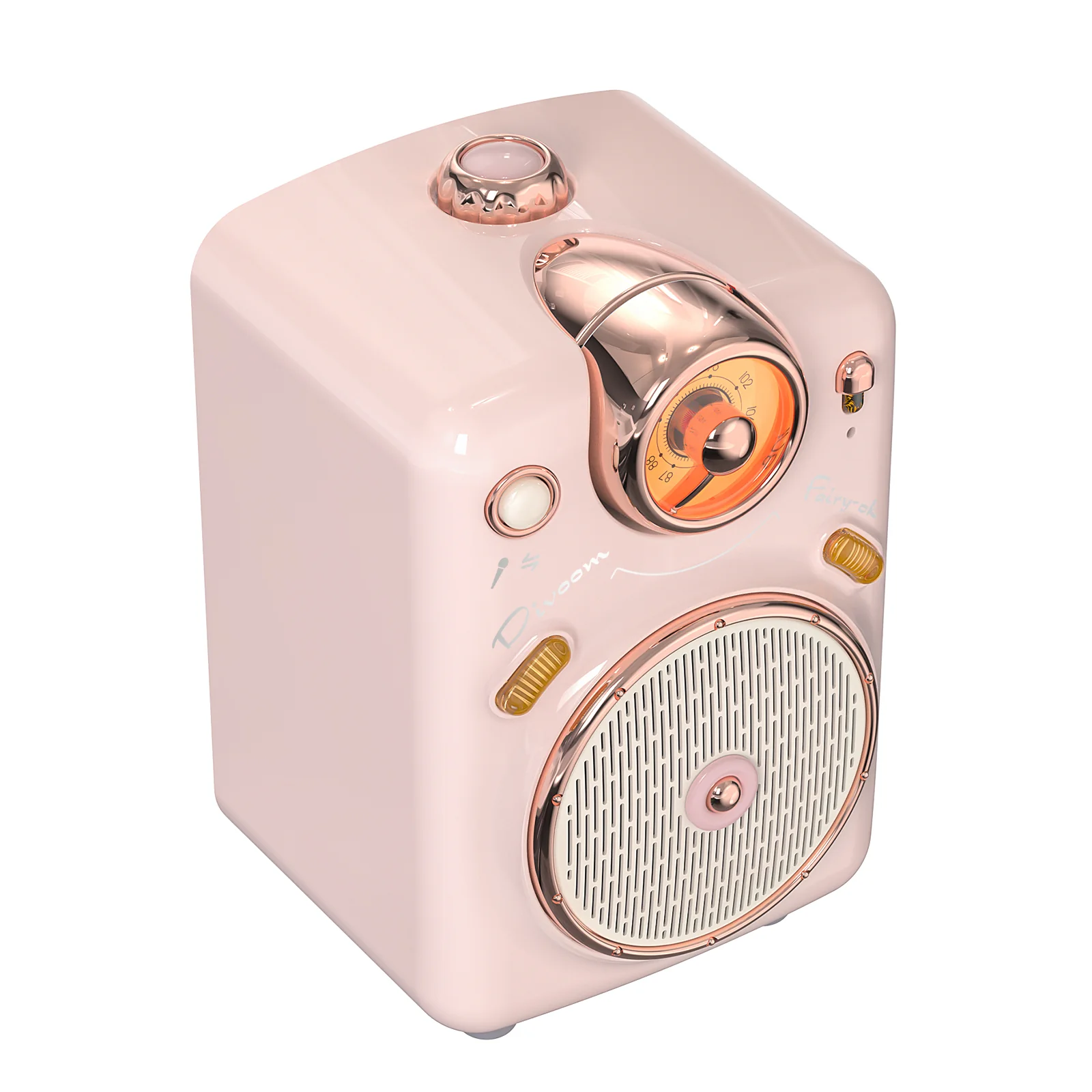 Divoom Fairy-OK Retro Mini Karaoke Speaker with Wireless Microphone - Image 13