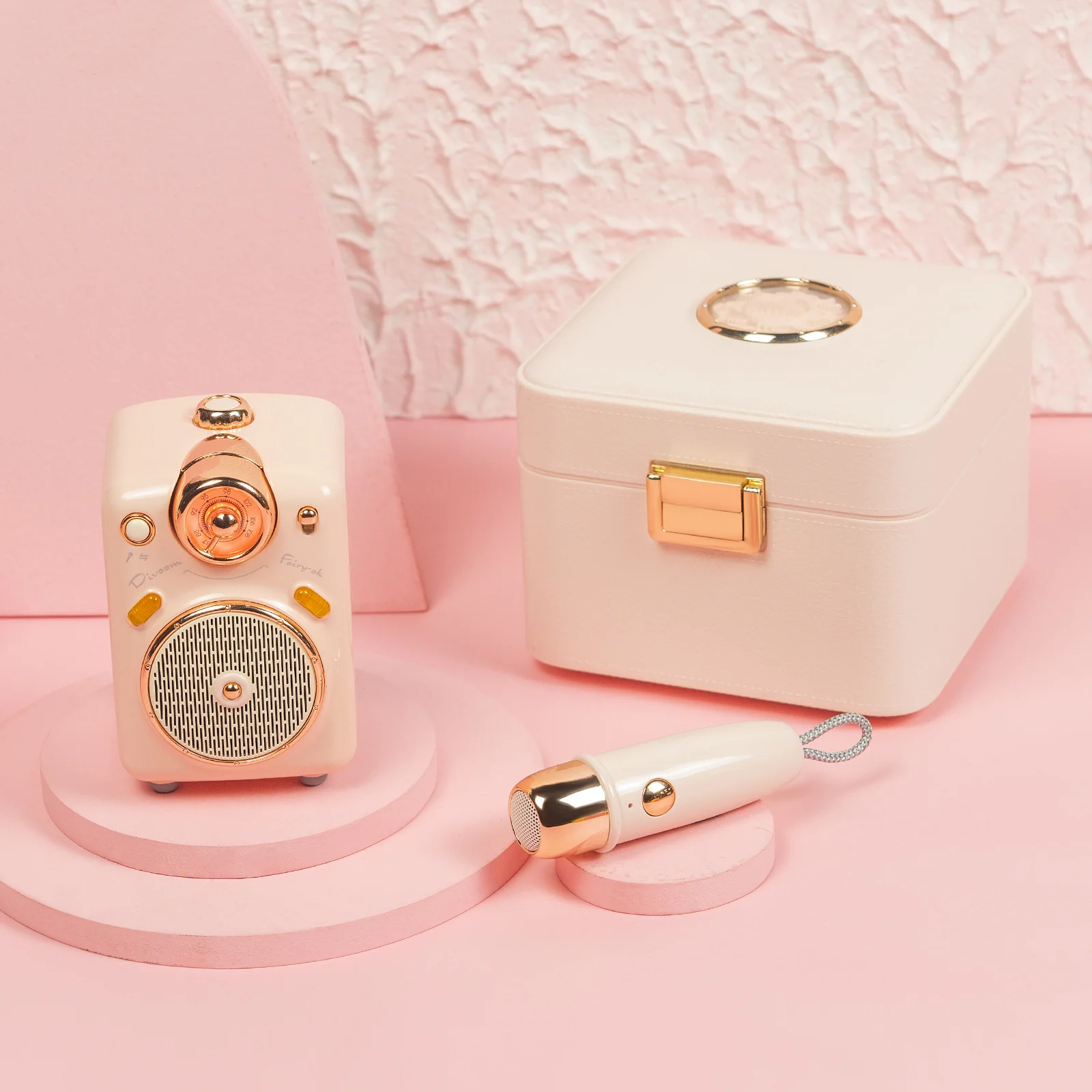 Divoom Fairy-OK Retro Mini Karaoke Speaker with Wireless Microphone - Image 14