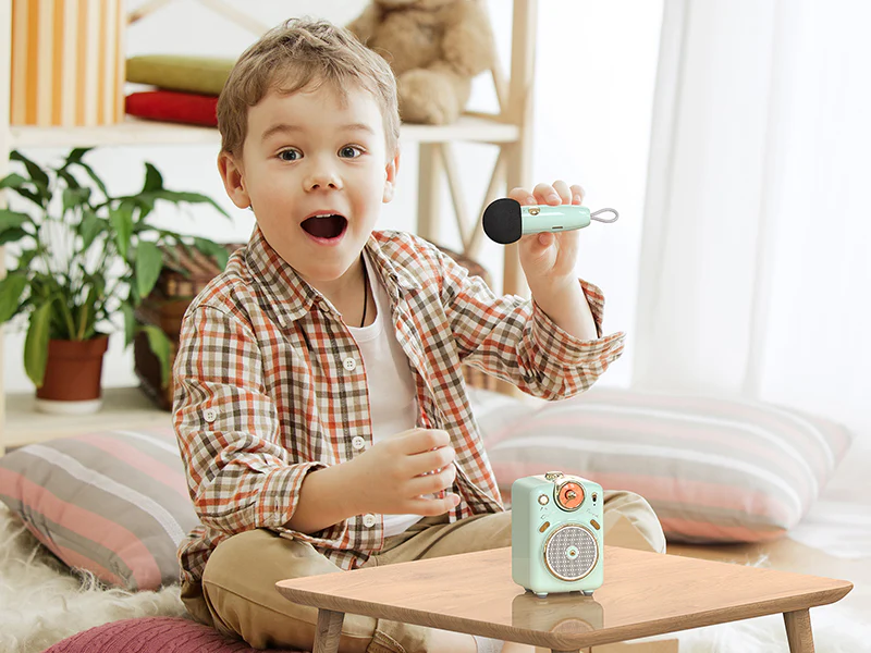 Divoom Fairy-OK Retro Mini Karaoke Speaker with Wireless Microphone - Image 15