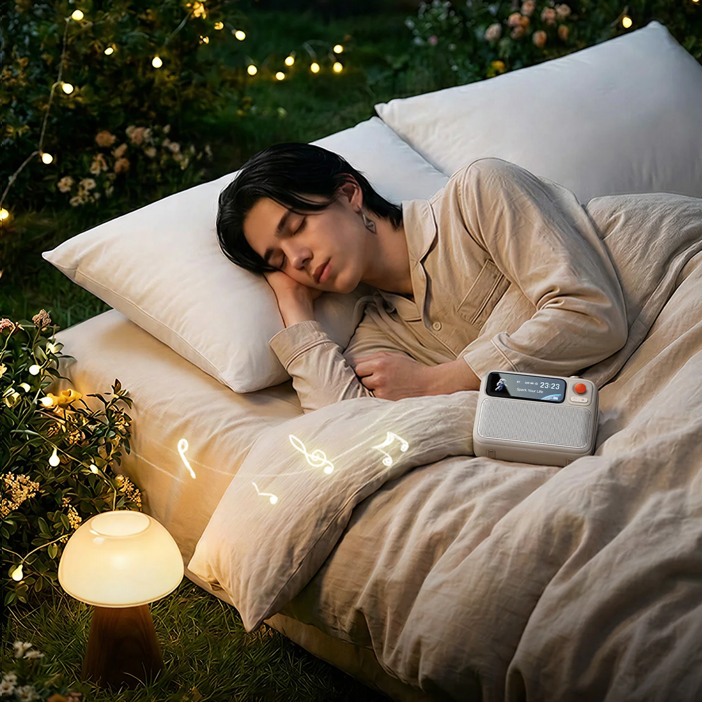 Divoom FlowToo Premium Bedside Speaker & Smart Sleep Clock - Image 15