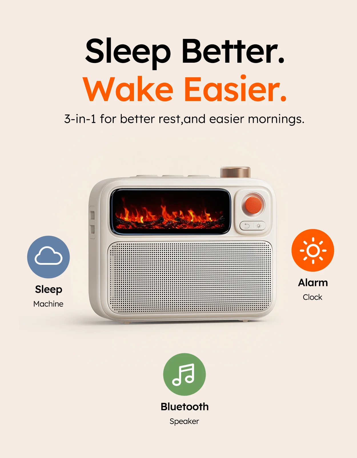 Divoom FlowToo Premium Bedside Speaker & Smart Sleep Clock - Image 3