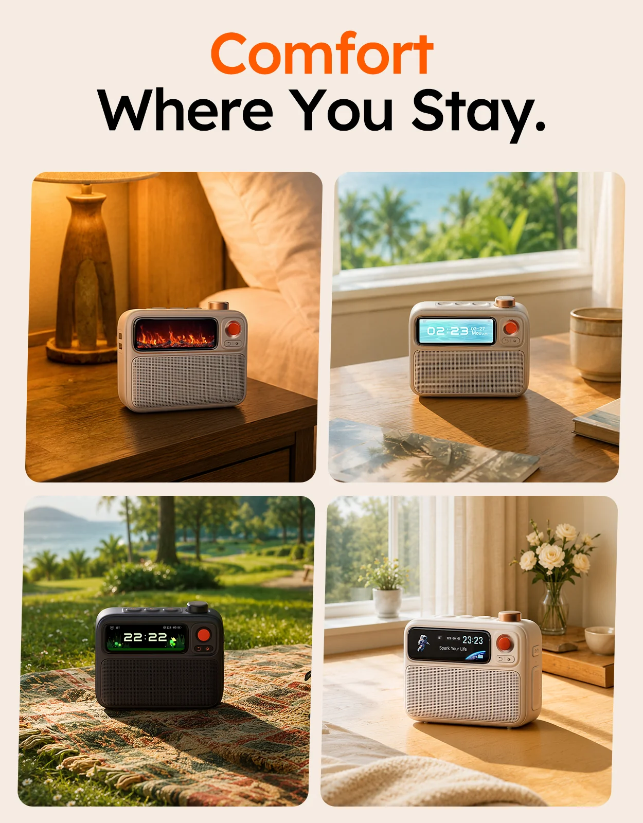 Divoom FlowToo Premium Bedside Speaker & Smart Sleep Clock - Image 8