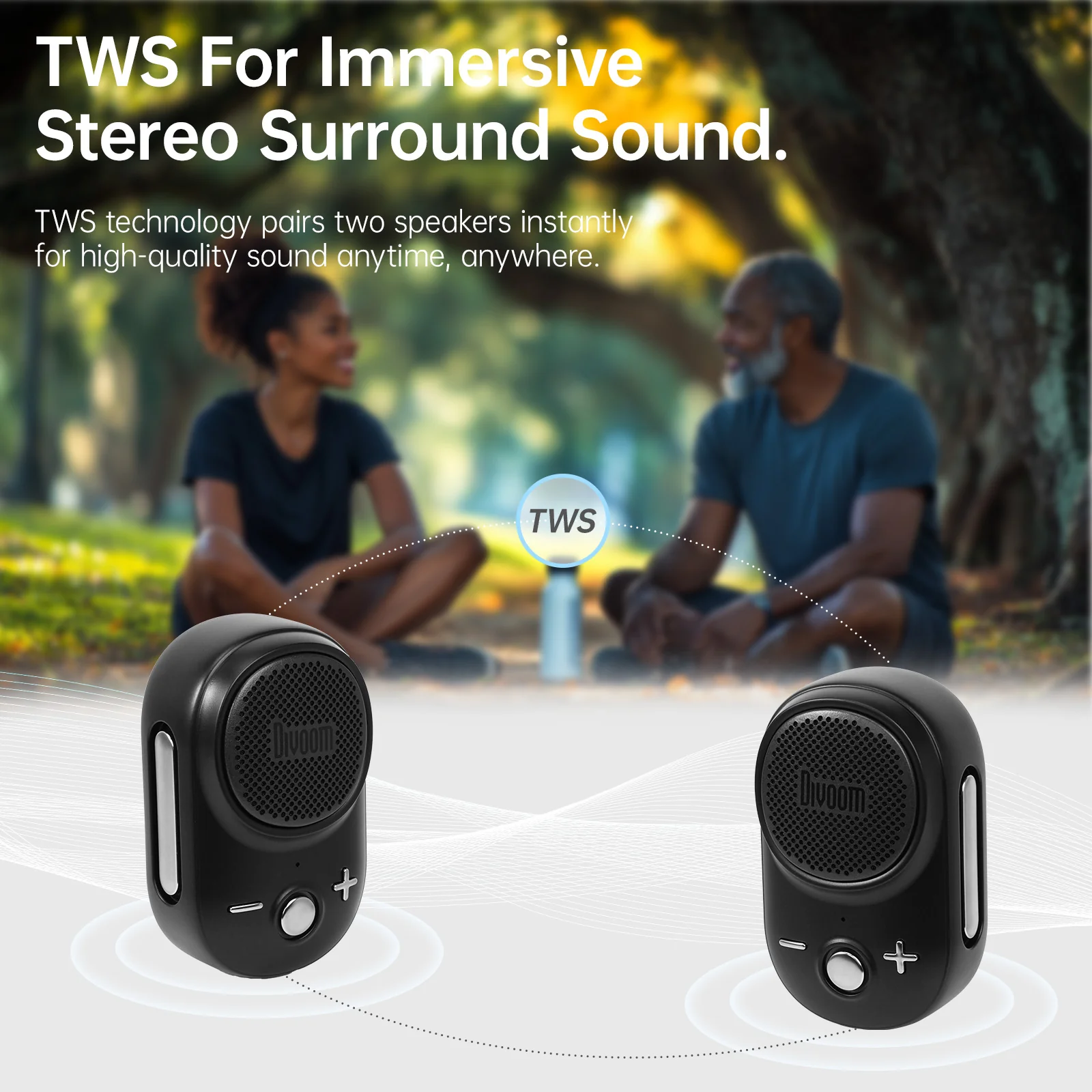 Divoom Itour-S Mini Portable Bluetooth Speaker - Image 7
