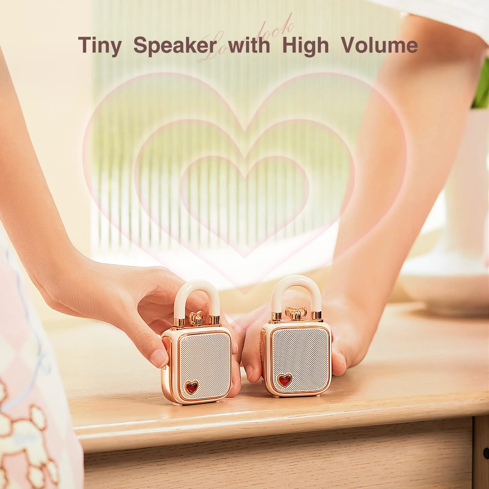 Divoom Lovelock Portable Bluetooth Speaker Gift - Image 2