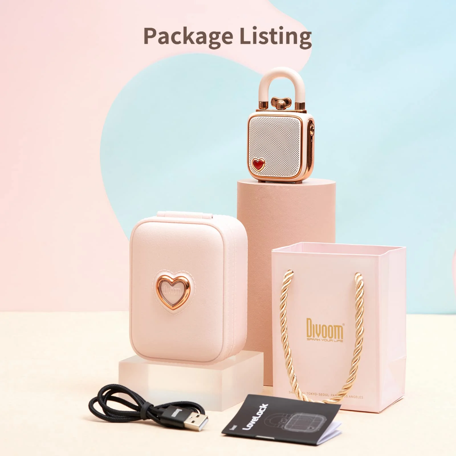 Divoom Lovelock Portable Bluetooth Speaker Gift - Image 5