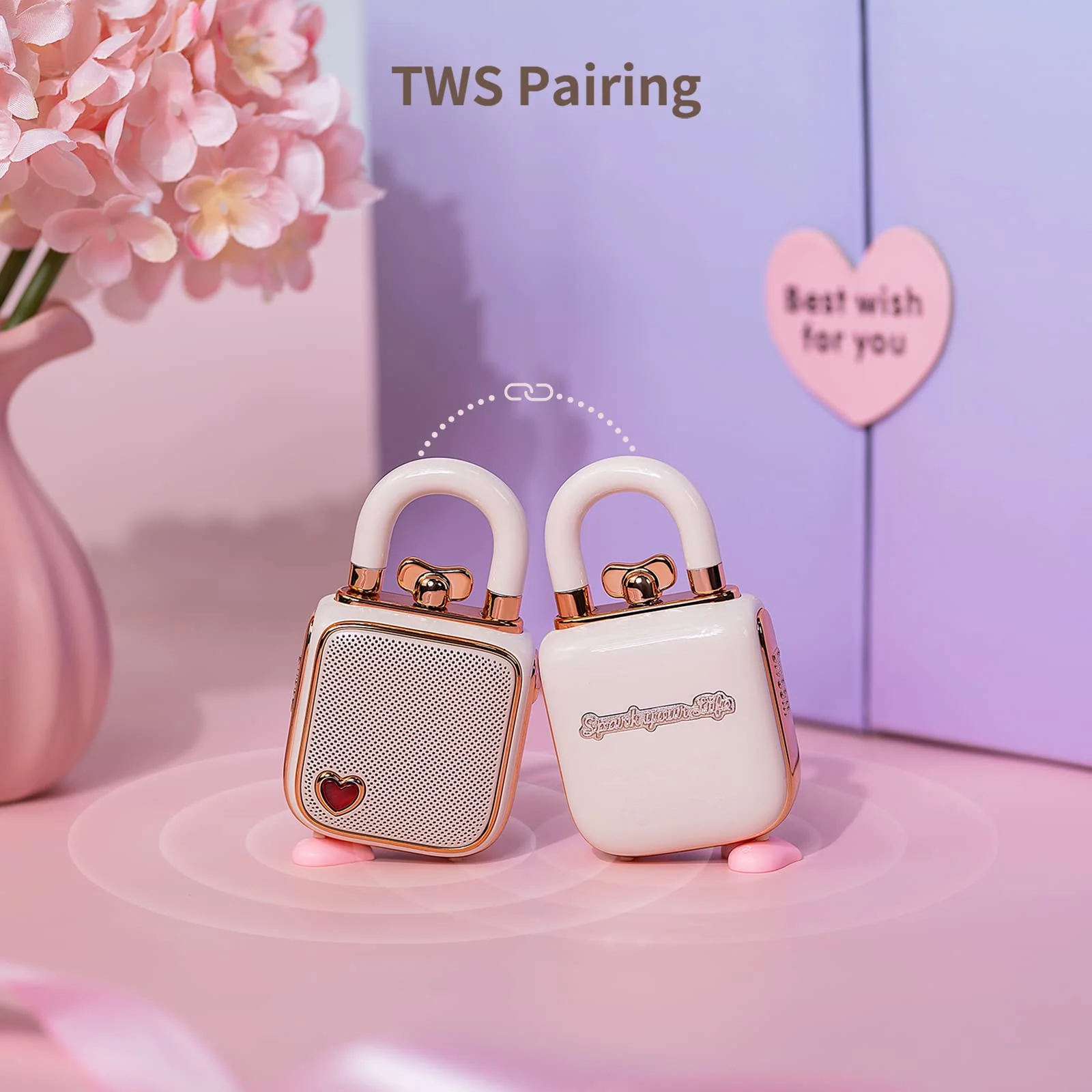 Divoom Lovelock Portable Bluetooth Speaker Gift - Image 6