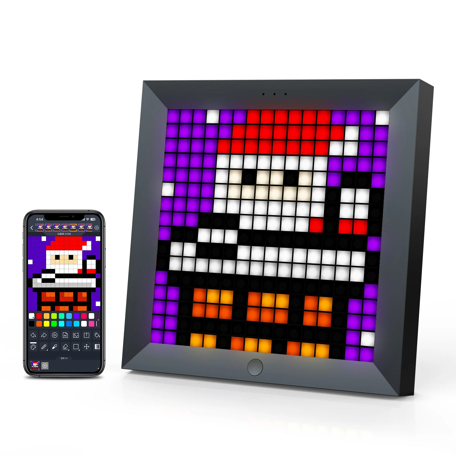 Divoom Pixoo 16x16 Pixel Art LED Display for Gaming Room Decor - Image 12