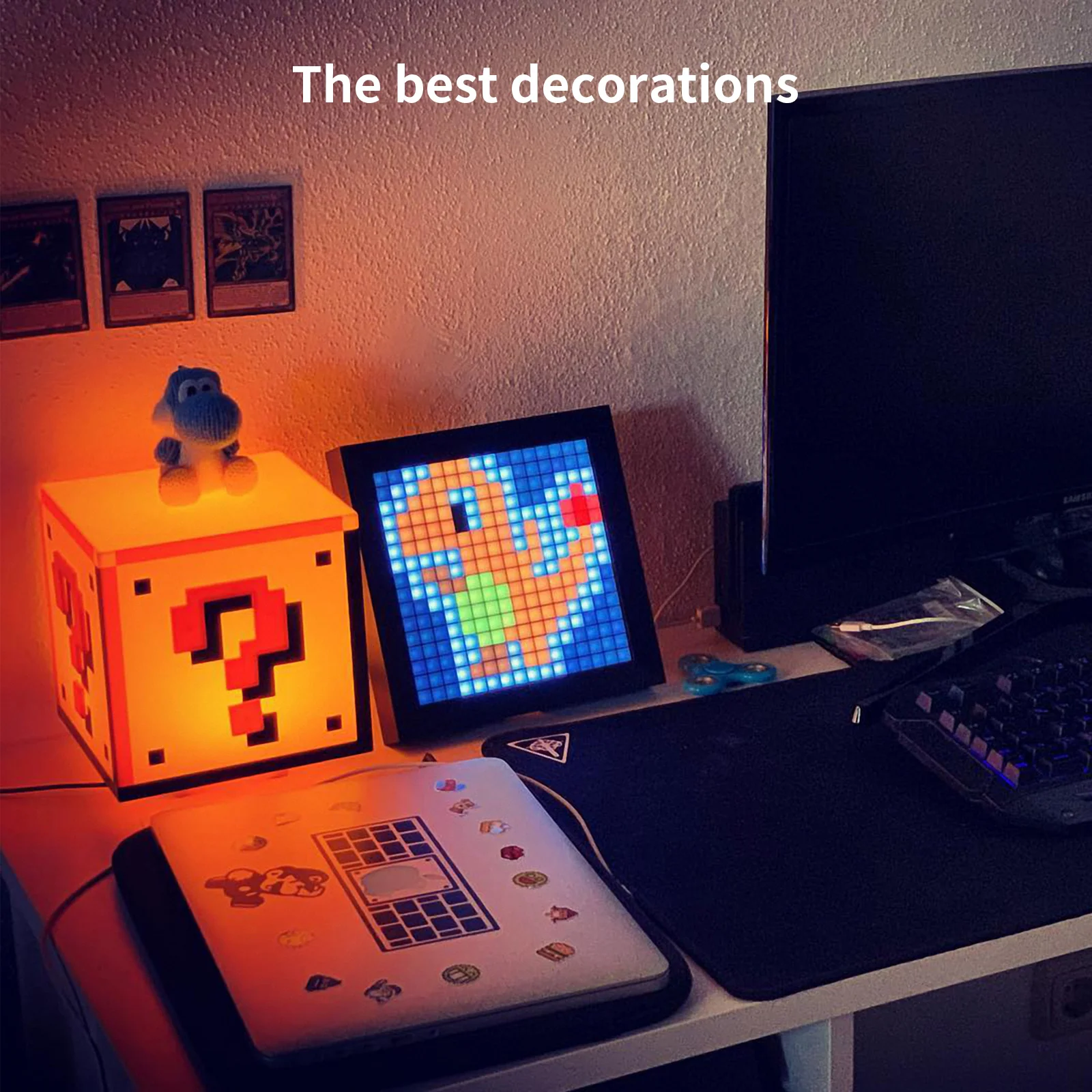 Divoom Pixoo 16x16 Pixel Art LED Display for Gaming Room Decor - Image 16