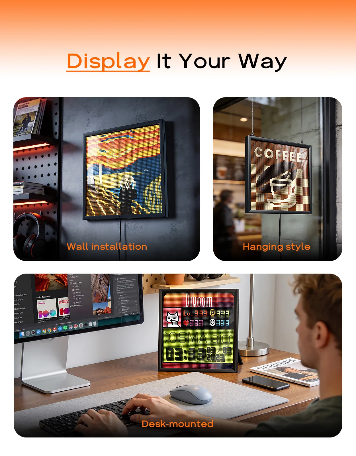 Divoom Pixoo-64Ⅱ + Ditoo-Pro Summer Pixel Art Bundle - Image 21