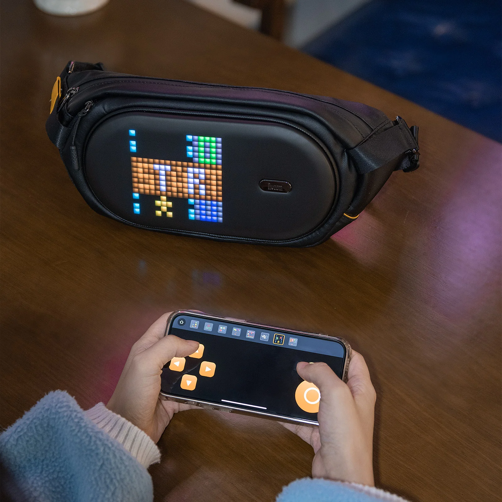 Divoom Sling Bag-C Pixel Art LED Sport Crossbody Bag - Image 2