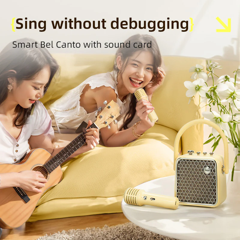Divoom SongBird-SE Portable Bluetooth Speaker for Singing and Recording - Image 4