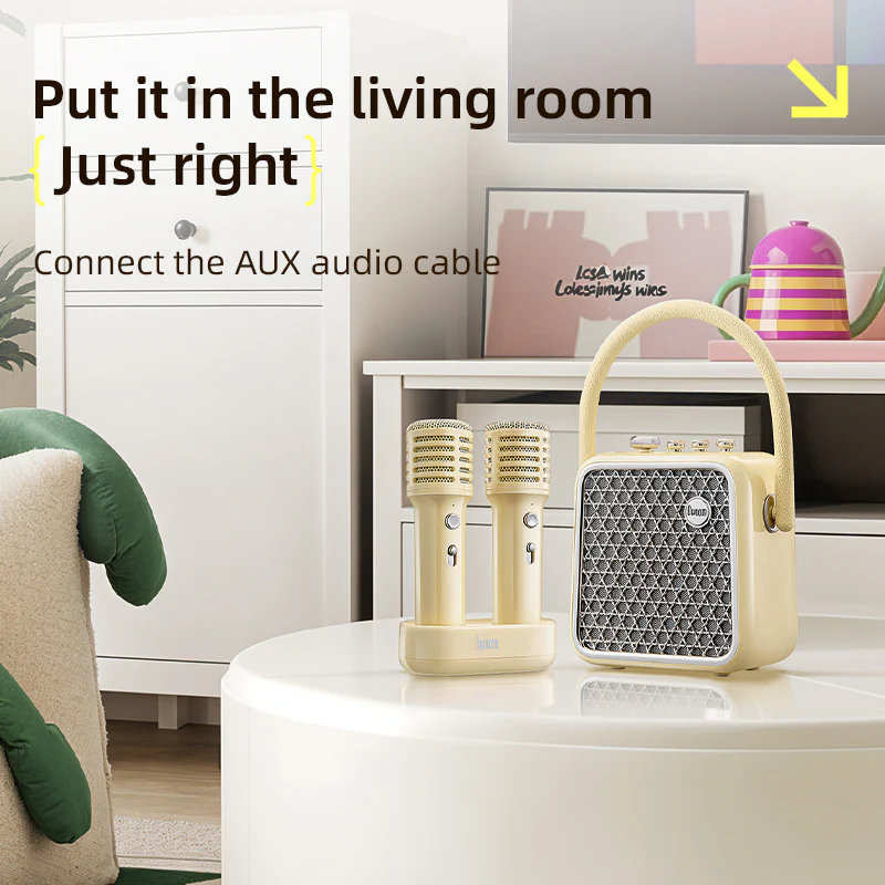 Divoom SongBird-SE Portable Bluetooth Speaker for Singing and Recording - Image 9