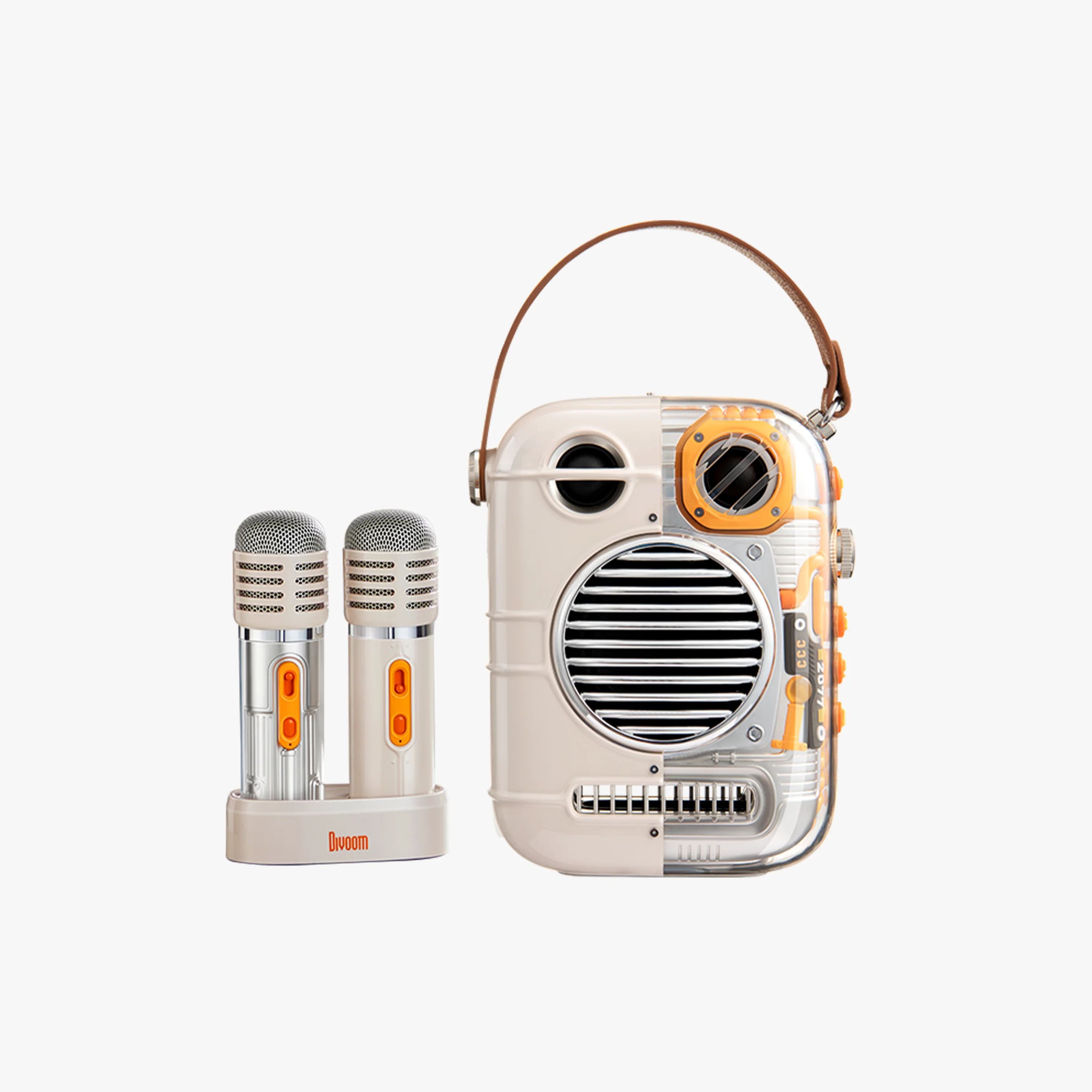 Divoom Spark-Pro Portable Bluetooth Karaoke Speaker with Dual Wireless Microphones - Image 10