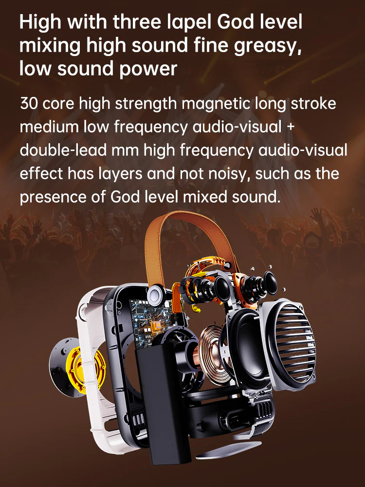 Divoom Spark-Pro Portable Bluetooth Karaoke Speaker with Dual Wireless Microphones - Image 13