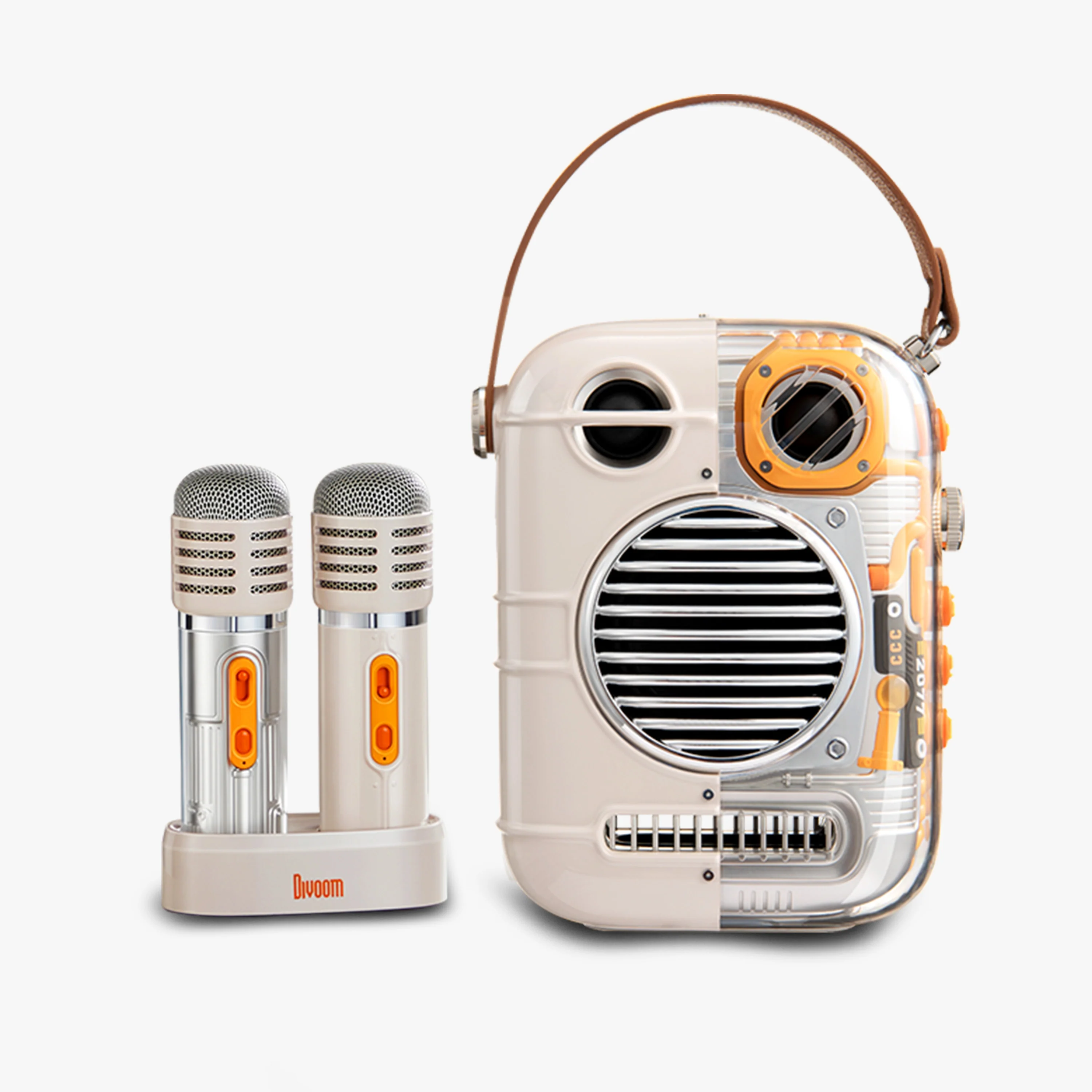 Divoom Spark-Pro Portable Bluetooth Karaoke Speaker with Dual Wireless Microphones - Image 2