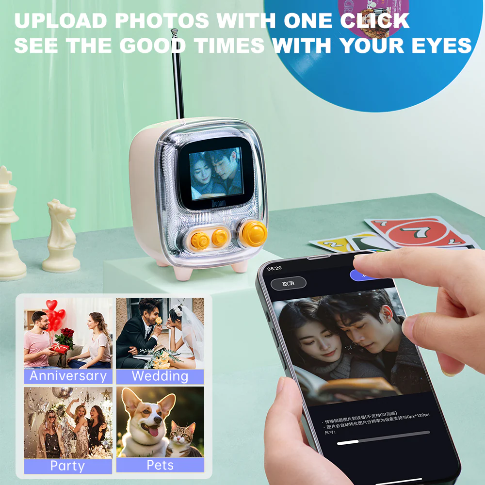 Divoom Tiivoo-2 + FlowToo Summer Audio Display Bundle - Image 15