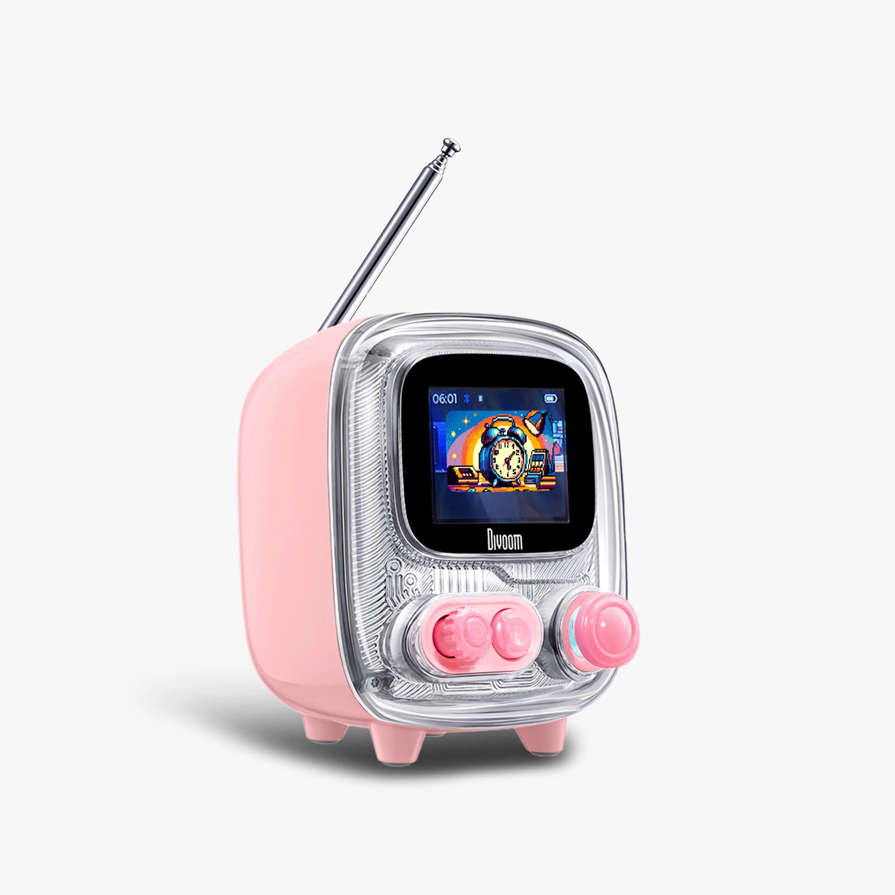 Divoom Tiivoo-2 Retro Pixel Bluetooth Speaker with Photo Album Display