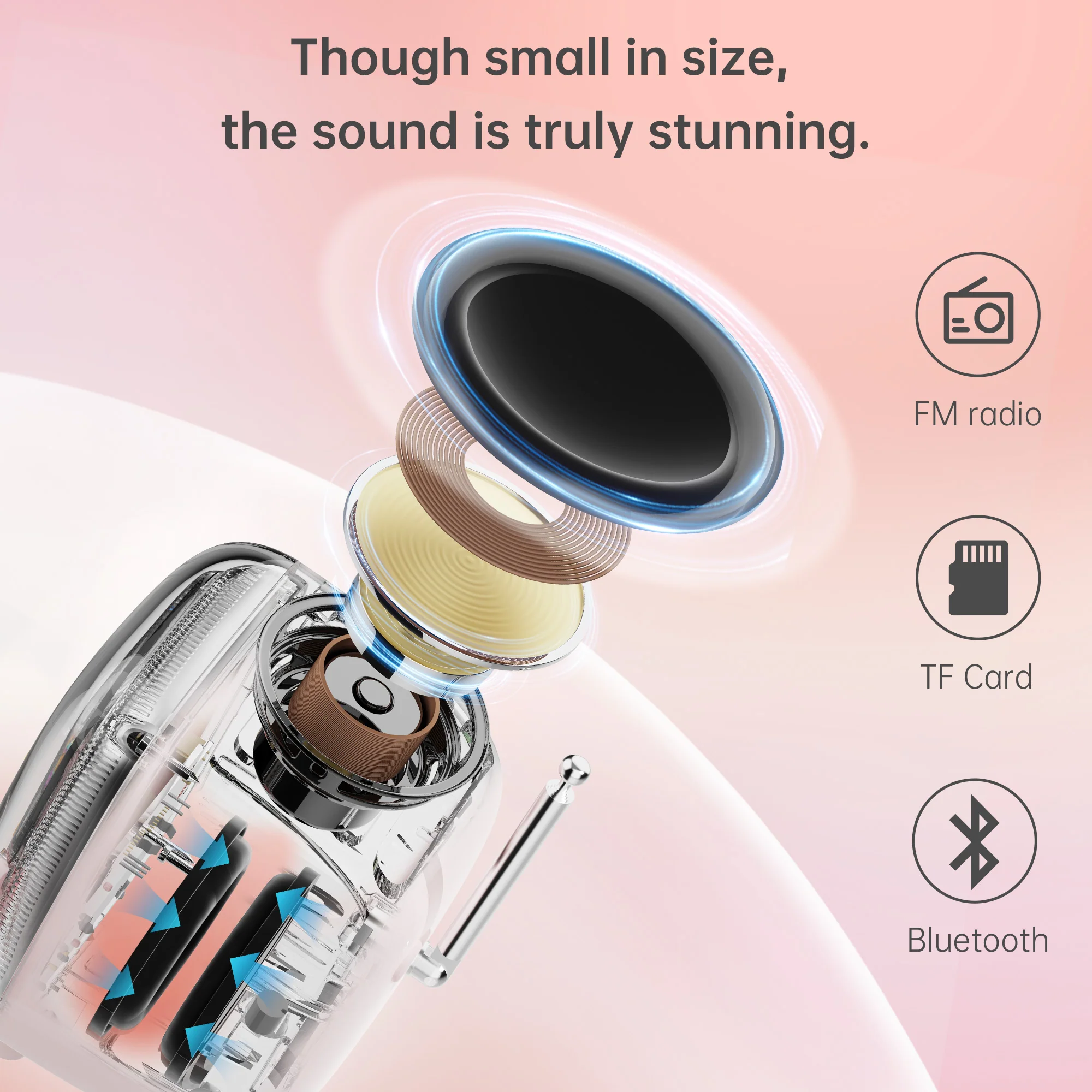 Divoom Tiivoo-2 Retro Pixel Bluetooth Speaker with Photo Album Display - Image 8