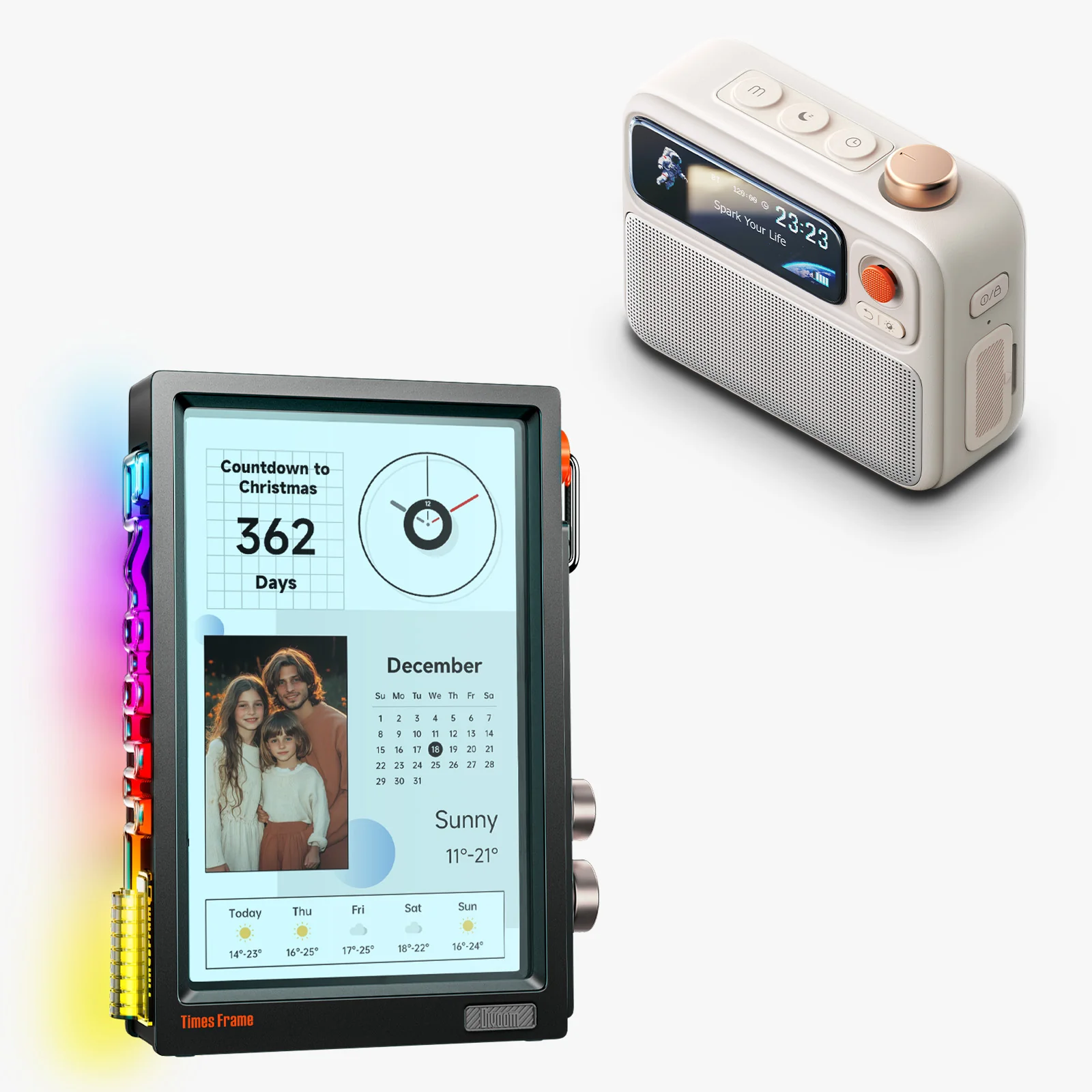 Divoom Times Frame + FlowToo Summer Bedside Bundle - Image 11