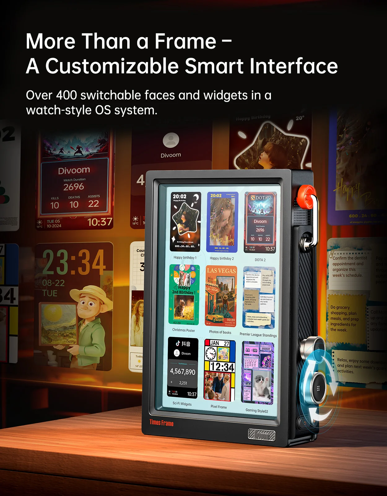 Divoom Times Frame + MiniToo Summer Pixel Display Bundle - Image 4