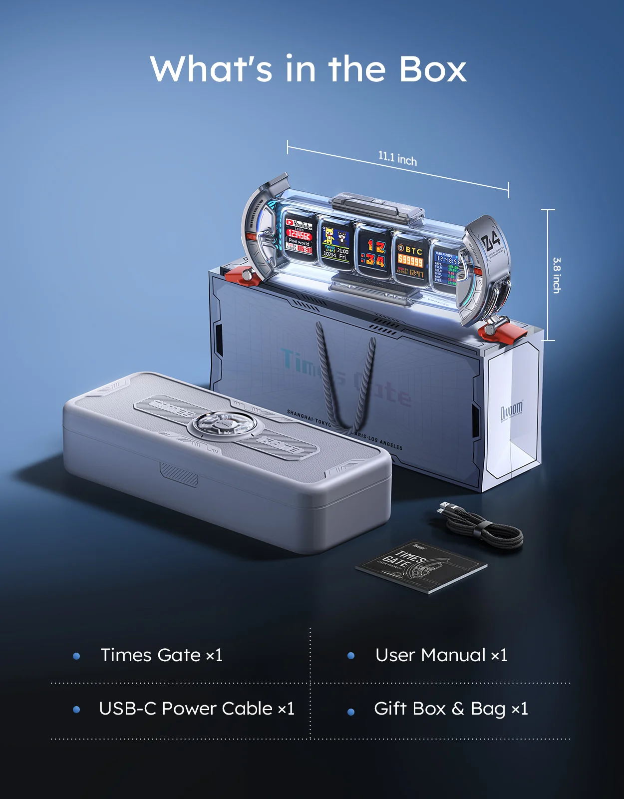 Divoom Times Frame + Times Gate Summer Smart Display Bundle - Image 20