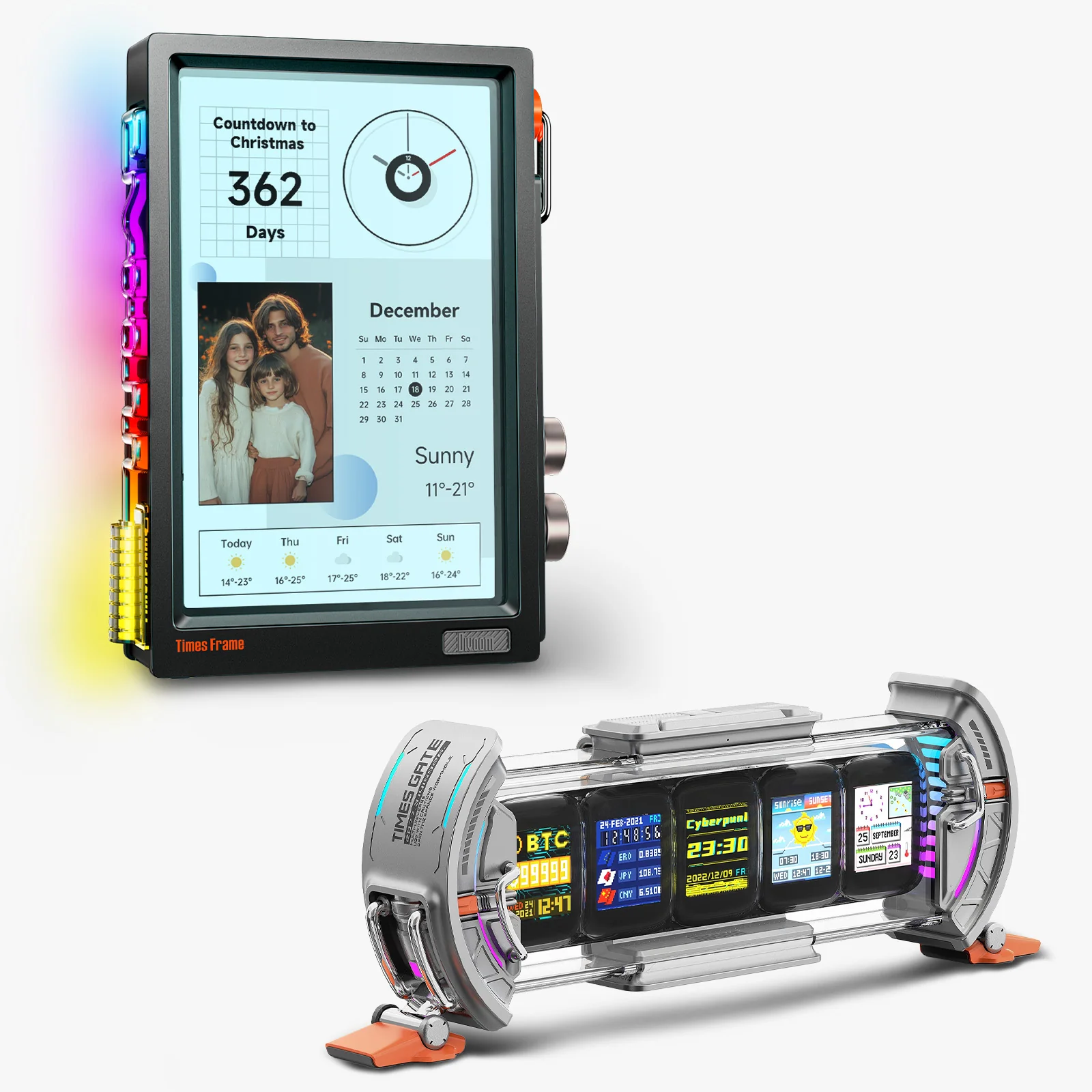 Divoom Times Frame + Times Gate Summer Smart Display Bundle - Image 7