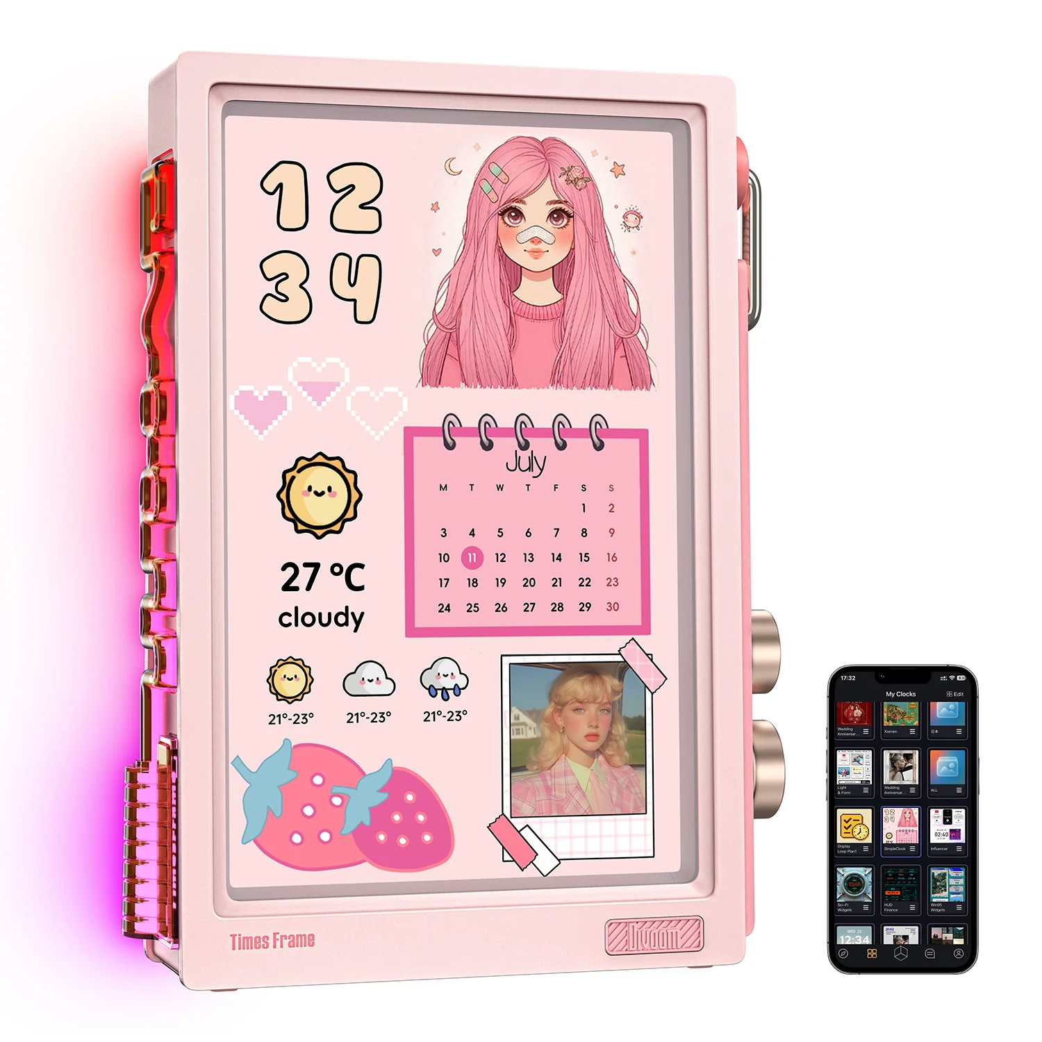 Divoom Times Frame + Times Gate Summer Smart Display Bundle - Image 9