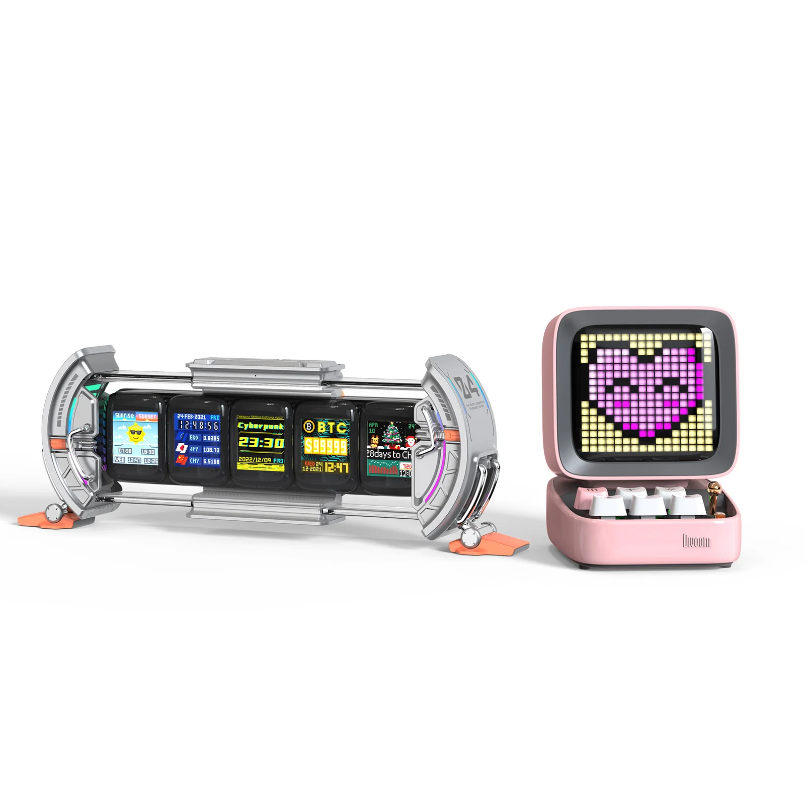 Divoom Times Gate & Ditoo Pro Smart Pixel Display Speaker Bundle - Image 3