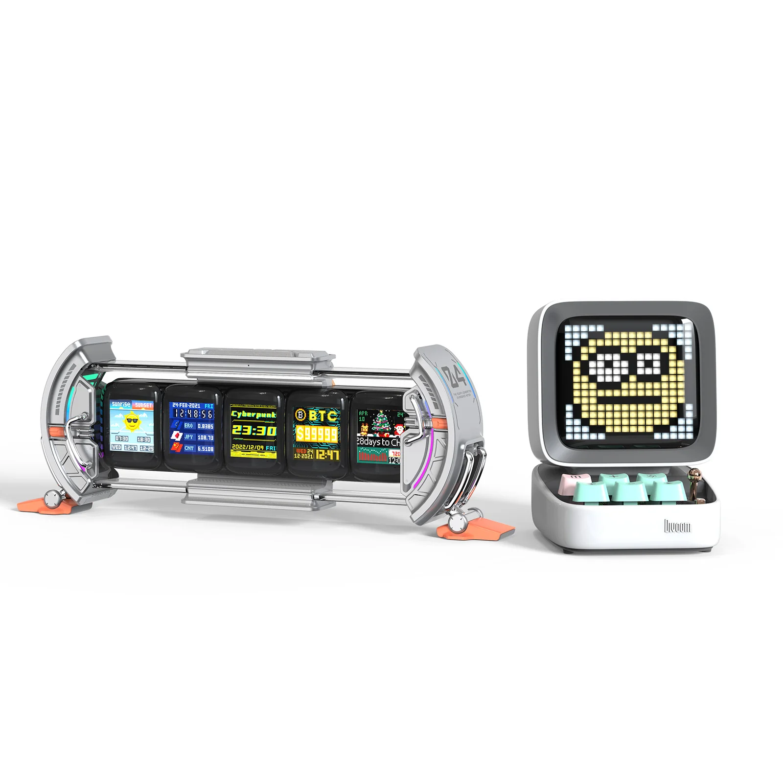 Divoom Times Gate & Ditoo Pro Smart Pixel Display Speaker Bundle - Image 4