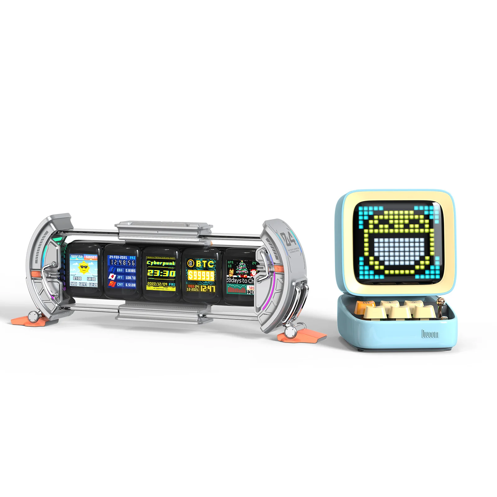 Divoom Times Gate & Ditoo Pro Smart Pixel Display Speaker Bundle - Image 7