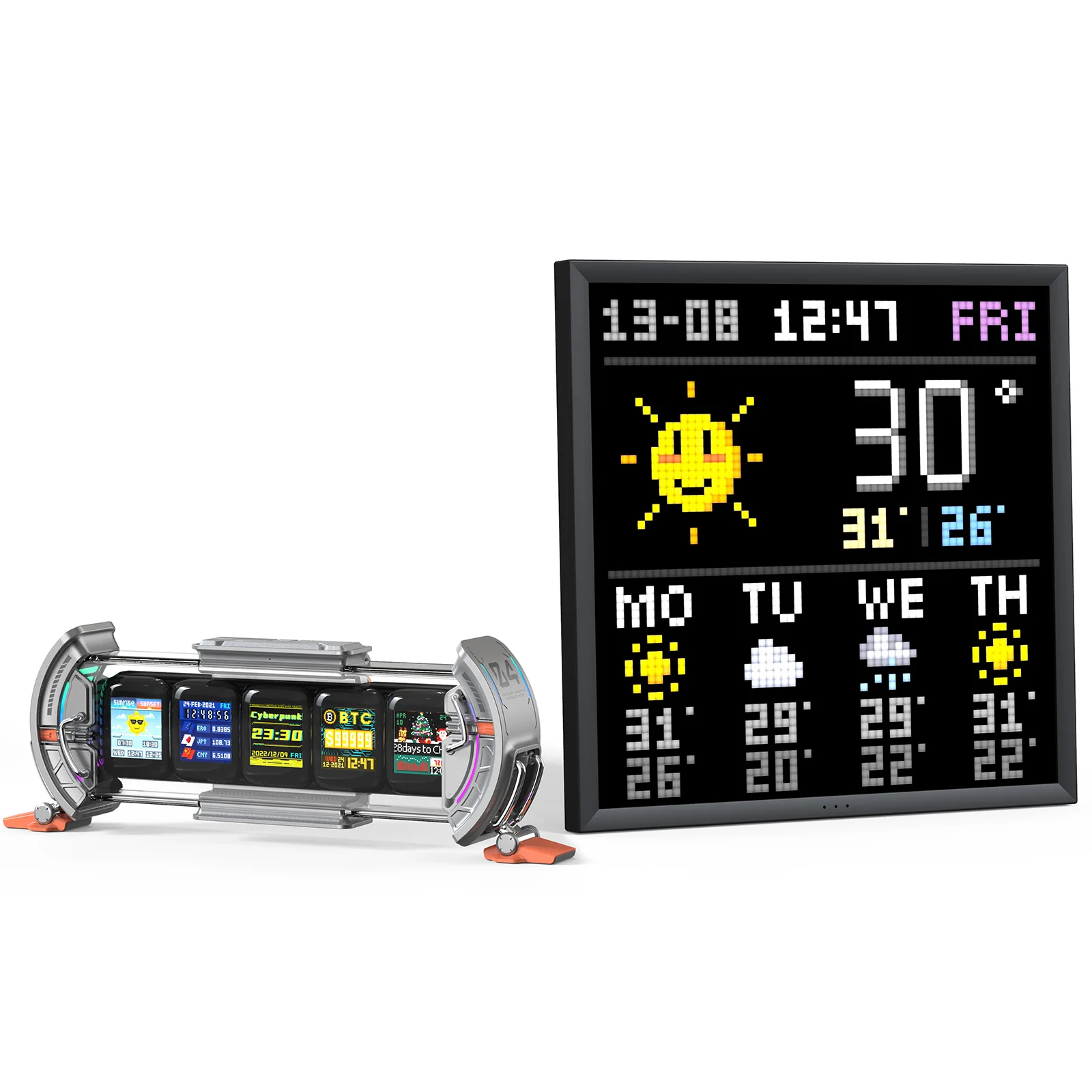 Divoom Times Gate & Pixoo64Ⅱ Smart Pixel Display Bundle - Image 3