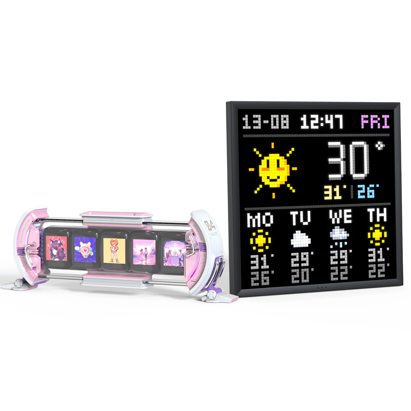 Divoom Times Gate & Pixoo64Ⅱ Smart Pixel Display Bundle - Image 4
