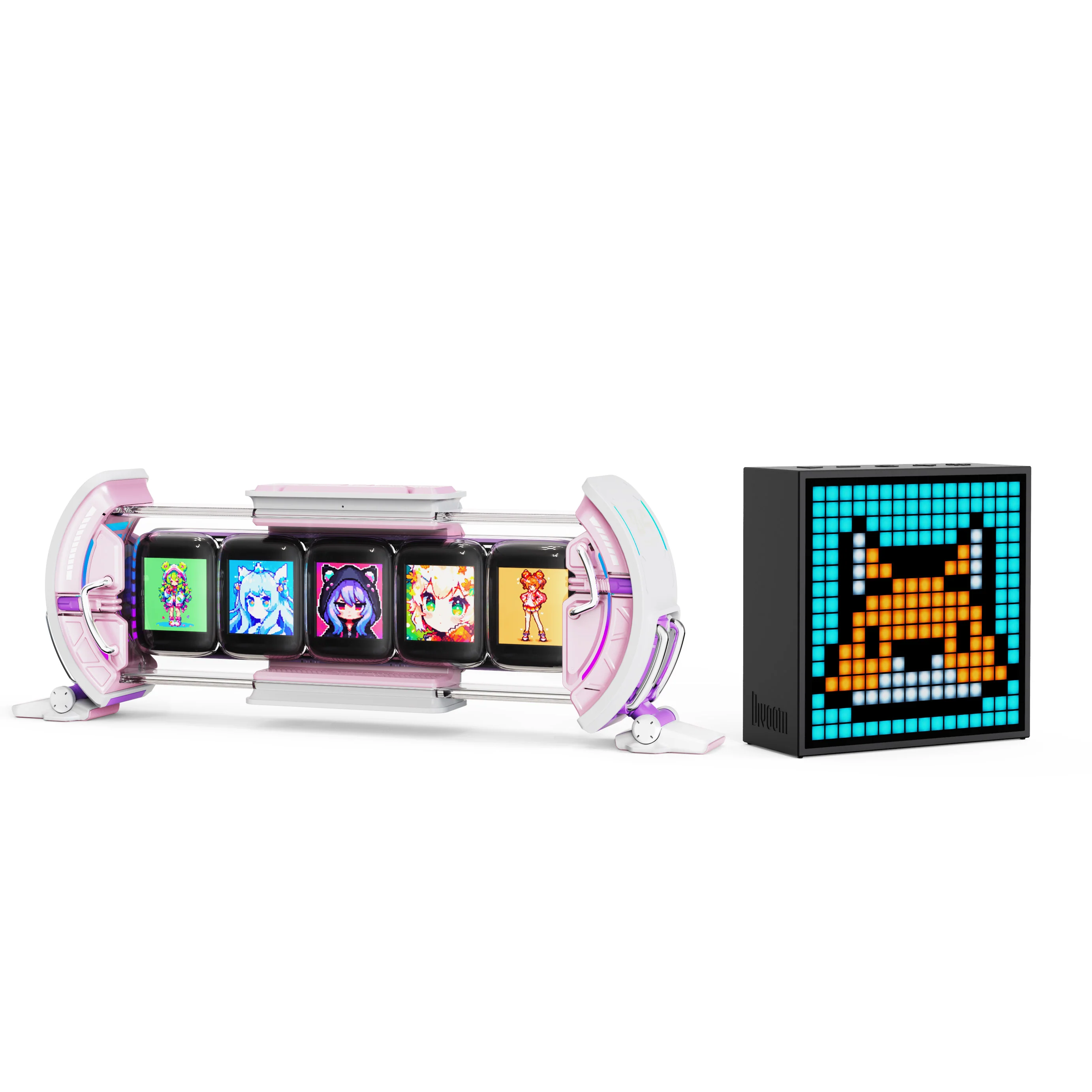 Divoom Times Gate & Timebox-Evo Smart Pixel Display Speaker Bundle - Image 2