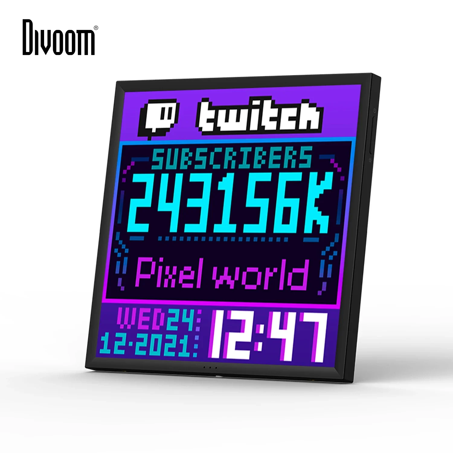 Divoom Pixoo-64Ⅱ WiFi 64x64 Pixel Art LED Display & Social Media Counter - Image 10