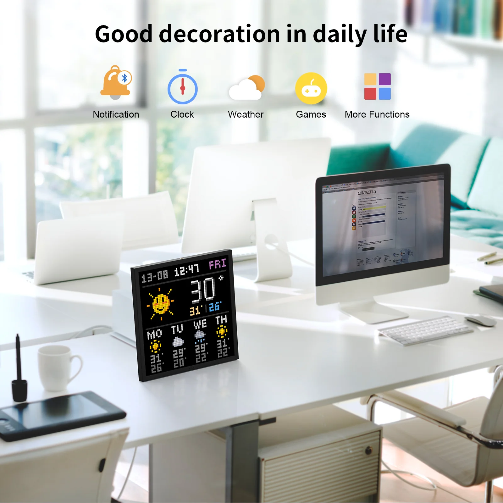 Divoom Pixoo-64Ⅱ WiFi 64x64 Pixel Art LED Display & Social Media Counter - Image 14