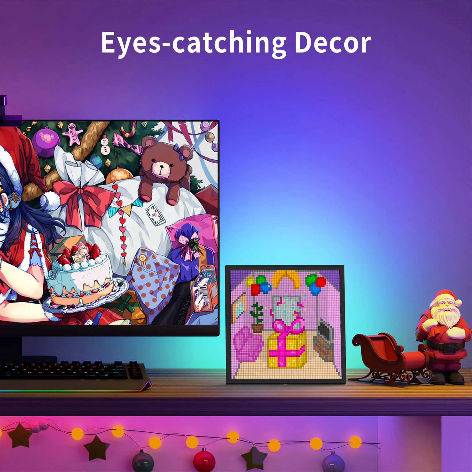 Divoom Pixoo-64Ⅱ WiFi 64x64 Pixel Art LED Display & Social Media Counter - Image 17