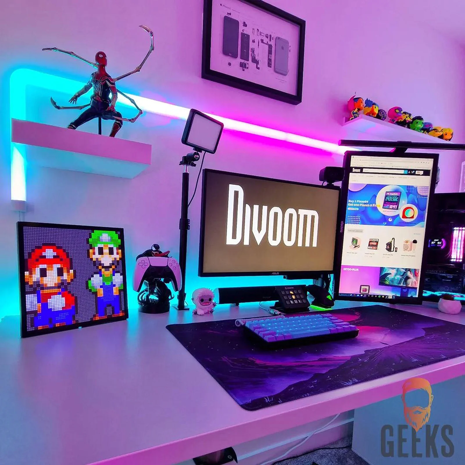 Divoom Pixoo-64Ⅱ WiFi 64x64 Pixel Art LED Display & Social Media Counter - Image 21