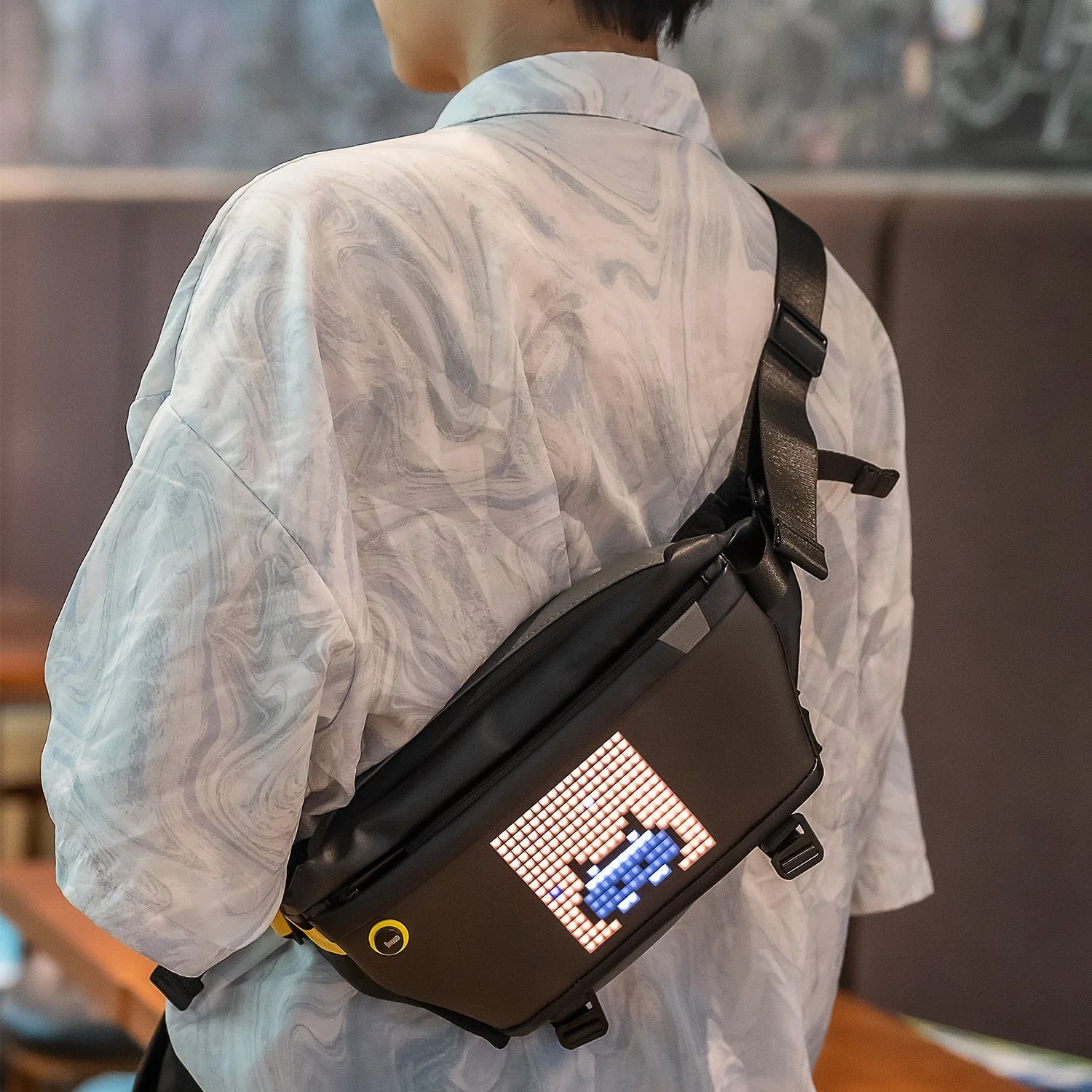 Divoom Pixoo Sling Bag with Pixel Art LED Display Panel - Image 13